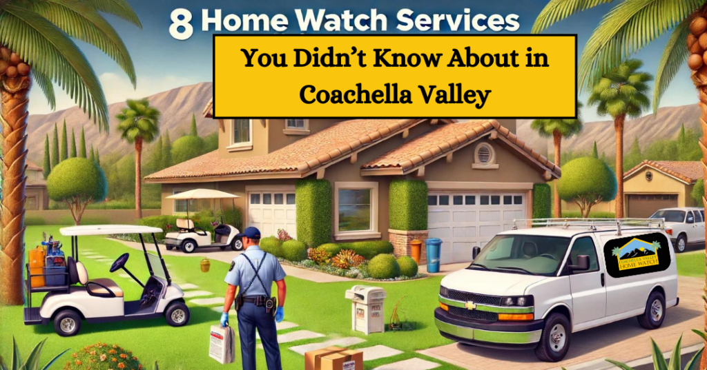 8 Home Watch Services You Didn't Know About in Coachella Valley