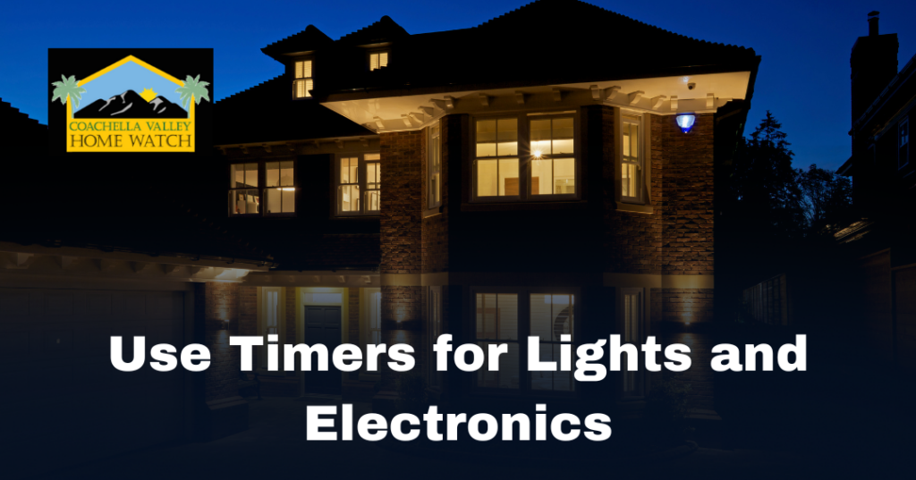 Use Timers for Lights and Electronics