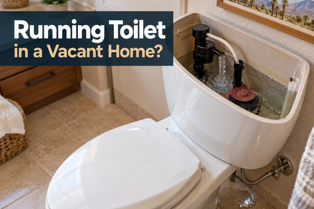 running toilet while away
